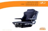 Sitze für LKW Seats for trucks - IsriISRI® 6860/875 NTS 7 018 532/00 A usgabe Release 09-2008 ISRINGHAUSEN GmbH & Co. KG ISRINGHAUSEN-Ring 58, 32657 Lemgo Germany Phone +49 (0) 5261