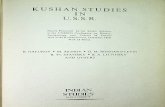 turkistanilibrary.comturkistanilibrary.com/sites/default/files/kushan_studies... · 2021. 2. 9. · KUSHAN STUDIES IN Papers Presented by the Soviet Scholars at the UNESCO Conferencc