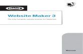 MAGIX Website Maker 3 · 2009. 1. 30. · MAGIX Online World 8 MAGIX Premium Club 10 Introduction 11 What is MAGIX Website Maker 3.0? 11 What's new in MAGIX Website Maker 3.0 11 Features