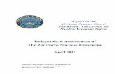 Report of the Defense Science Board Permanent Task Force ......Defense for Nuclear Matters and the Secretary of the Air Force tasked the Permanent Task Force to conduct an independent