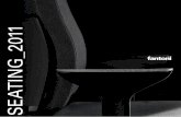 SEATING 2011download.architonic.com/pdf/310/0762/fantoni-seating... · 2012. 1. 13. · Bastidor cromado. Schienale in polipropilene bianco, nero o grigio. Backrest in white, black