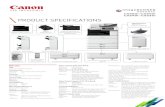 Canon IRA C5540i Copier Brochure - Copiers Chicago and USA - … · 2017. 9. 8. · Canon Dual Custom Processor (Shared) Control Panel 10.1" TFT LCD WSVGA Color Flat-panel Memory