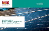 AQC - Étude de pathologie « Panneaux photovoltaïques ......Fin 2010, le secteur des maisons individuelles a subi une forte baisse du crédit d’impôt d’aide au photovoltaïque