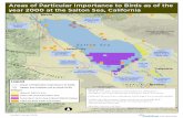 Areas of Particular Importance to Birds at the Salton Sea - … · 2020. 1. 6. · Areas of Particular Importance to Birds as of the year 2000 at the Salton Sea, California North