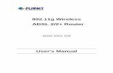 User's Manualdownload.asm.cz/inshop/prod/Planet/EM-ADW4401.pdfnect and configure the ADW-4401. This chapter offers infor provider for the values needed. 2 1. Personal computer (PC)