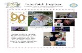 Interfaith Inspirer...Interfaith Inspirer An Interfaith Center for Spiritual Growth News Publication VOL. XV, NO. 08, August 2019 Esther Reilly is turning 90 this month! She is the