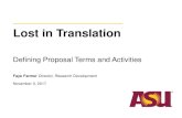 California-APMP Chapter - California-APMP Chapter - Lost in … · 2017. 11. 7. · 10 • First APMP Foundation and Practitioner Certified Proposal Manager at Arizona State University