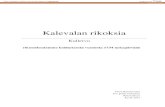 Kalevalan rikoksia - CORE · 2016. 1. 6. · Kalevala on Suomen kansalliseepos, jonka Elias Lönnrot (1802–1884) kokosi vuosina 1828–45 kulkemalla ympäri Suomea keräten kansanrunoja.