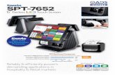Sam4s SPT-7652 Touch Screen Brochure - Anchor Data · 2019. 5. 23. · The Sam4s SPT-7652 PC POS terminal has many added beneﬁts making it excellent value for money and a great
