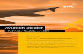 Aviation Insider - PwC CN · 2020. 6. 16. · PwC Aviation Newsletter, June 2020 3 can be expected before a swing back up, probably within the next two years. However, extreme caution