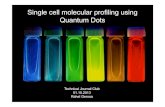 Single cell molecular profiling using Quantum Dotsffffffff-b34e-2810-0000-00004b5c... · 2016. 5. 11. · Molecular Profiling ... • Blue series represents different sizes of CdSe