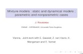 Mixture models : static and dynamical models ; parametric and …statmath.wu.ac.at/research/talks/resources/Judith... · 2016. 3. 11. · Outline 1 Parametric mixture models : static