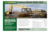 Pontoon Model 5050-2818 - koribuilt.comkoribuilt.com/wp-content/uploads/2017/04/5050-2818x24.pdfThe pontoon tracks are powered by the excavator’s diesel engine and main hydraulic