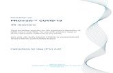 PrimerdesignTM Ltd PROmate™ COVID-19 · 2021. 3. 26. · 5 29 PROmate COVID-19 D00050, D00051, IFU Issue 6.00 Published Date: 25th March 2021 Primerdesign Ltd 1.Intended Use PROmate™