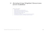 9 Analyzing Digital Sources and Cables · 2016. 4. 10. · 208 Chapter 9 Analyzing Digital Sources and Cables Getting started The Analyzer option provides the generator with the ability