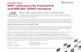 MAPPING GUIDE NIST cybersecurity framework and ISO/IEC … · 2021. 3. 31. · Use of the Imprivata FairWarning solution assists customers in either fully or partially fulfilling