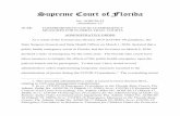 Supreme Court of Florida...Supreme Court of Florida No. AOSC20-23 Amendment 12 1 IN RE: COMPREHENSIVE COVID-19 EMERGENCY MEASURES FOR FLORIDA TRIAL COURTS ADMINISTRATIVE ORDER As a