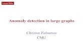 Anomaly detection in large graphs · 2021. 5. 20. · ICWE 2021 Christos Faloutsos 31 •Mary McGlohon, Leman Akoglu, Christos Faloutsos. Statistical Properties of Social Networks.