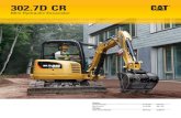 Specalog for 302.7D CR Mini Hydraulic Excavator AEHQ6207-04 · 2020. 11. 17. · 225 bar 3,263 psi Operating Pressure – Travel 225 bar 3,263 psi Operating Pressure – Swing 206