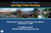 NOAA Sea Level Rise and High Tide Flooding · 2021. 6. 24. · NOAA’s High Tide Flood Annual-Decadal Guidance. Due to sea level rise (SLR), ... Daily Highest Water Levels at NOAA