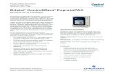 Bristol ControlWave ExpressPAC · modular RTU/PLC expandable up to 14 I/O mod-ules. For natural gas well site and measurement station automation, ControlWave single and multi-run