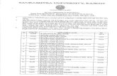Saurashtra University - Campus Management System...25/04/2019 Academic Year : Date & Day Friday 11/05/2019 SAURASHTRA UNIVERSITY M.COM SEM-4 (External) University Time Table 2018-2019