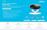 Full HD Wi-Fi Camera · The latest Wi-Fi security for more protection Works with mydlink Smart Home devices, Amazon Alexa and the Google Assistant Smarter Surveillance, Simpler Than