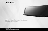 LCD Monitor User Manual · AOC I1601C monitor supports an auto-pivot function to keep the display upright as the monitor is rotated between portrait and landscape position. ... 4