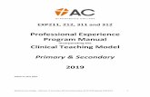 Professional Experience Program Manual...S. Alternative Arrangements for the Completion of a Professional Experience Placement 88 T. Critical Incident/Accident Form 89 U. Summary of