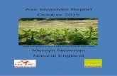 Axe Invasives Report October 2015 · 2021. 4. 6. · This report covers the fourth year of the project to control Himalayan balsam, Japanese knotweed and giant hogweed in the River