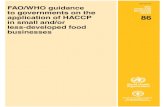FAO/WHO guidance FOOD AND FAO to governments on the … · 2021. 2. 8. · Netherlands: J.F.M. (Hans) Beuger, Food and Consumer Product Safety Authority, Den Haag New Zealand: Jenny
