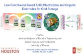 Low Cost Na-ion Based Solid Electrolytes and Organic Electrodes … · 2019. 2. 12. · Yan Yao Associate Professor of Electrical Engineering and Texas Center for Superconductivity