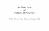 An Overview of Battery Simulationmdx2.plm.automation.siemens.com/sites/default/files/Presentation/... · model Li Ion . 2005: Garcia et al., microstructural model . 1905: Nernst Equation: