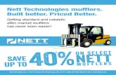 Nett Technologies mufflers. Built better. Priced Better. · Bobcat 543, 553 Kubota D950B 6667290, 6667417 1 Catalytic Bobcat 331, 334 Kubota D1402B, V2203 6667955, 6707628 1 Catalytic