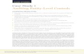 Case Study 1 Auditing Entity-Level ControlsCASE STUDIES Case Study 1: Auditing Entity-Level Controls Page 4 The increase in large-scale financial failures, scandals, and bankruptcies