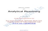 Analytical Reasoningbankandssc.weebly.com/.../8922248/_analytical__reasoning.pdf · 2018. 10. 12. · Analytical Reasoning Provided by For more free Study Material, Mock Test Papers,