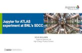 Jupyter for ATLAS experiment at BNL's SDCC...RHIC Tier-0, US ATLAS Tier-1 and Tier-3, Belle-II Tier-1, Neutrino, Astro, LQCD, NSLS-II, CFN, sPHENIX….more than 2000 users from 20+
