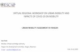 VIRTUAL REGIONAL WORKSHOP ON URBAN MOBILITY .... Urban...Report and Global New Light Myanmar Journal date May 17 2020. 9 Air quality (pm10) μg/m3 0.1 150 10 55.31 2019 Air pollutant