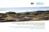 Learning to Manage Land Sustainably with Climate Change ......Learning to Manage Land Sustainably with Climate Change Mitigation Co-benefits: Lessons from the Sustainable Land Management