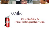 Fire Extinguisher TrainingFire Extinguisher Types •Class “A” fires only •2.5 gal. water (up to 1 minute discharge time) •Has pressure gauge to allow visual capacity check