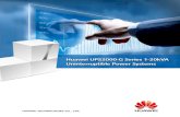 Huawei UPS2000-G Series 1-20kVA Uninterruptible Power Systems · 2020. 5. 7. · Huawei Network Energy Network Energy Product NetEco Intelligent management system Embedded power (30-400A)