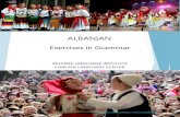 ALBANIAN Exercises in Grammar - Live Lingua · 2014. 12. 3. · albanian defense language institute foreign language center exercises in grammar 0ruh'/,frxuvhvrq/lyh/lqjxd 2qolqh/dqjxdjh6fkrro