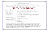 371 B3B 0J5 - InterTalk · 2020. 2. 28. · 7 Quantity Discounts: 1% for orders greater than $500,000 8 Prompt Payment Terms: Net 30 Days Information for Ordering Offices: Prompt