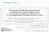 Extended-Release Naltrexone vs. Buprenorphine-Naloxone: A … · 2018. 4. 24. · NS at week-24. XR-NTX. BUP-NX. Opioid Craving. Self-Reported Visual Analog Scale. Smoked Cigarettes