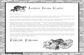 Katie Kazoo, Switcheroo - Letter from Katie · 2008. 9. 6. · The Katie Kazoo Spelling Bee REPRODUCIBLE ACTIVITY Spelling Bees are all the rage, and your crew can have its own special