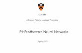 P4: Feedforward Neural Networks · 2021. 4. 22. · Tasks & Datasets Quizbowl QA task • Input: 4-6 sentences describing anentity (authors, battles, or events) • Output:entity