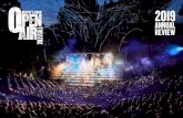 ANNUAL REVIEW - Open Air Theatre · our relationship with Tim Rice and Andrew Lloyd Webber by presenting Jamie Lloyd’s innovative new staging of Evita – a production which we