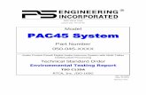 Model PAC45 System - PS Engineering · 2019. 4. 18. · Test Report PAC45 Environmental Conditions RTCA DO-160G Document: 002-145-0160 Date: 2/22/19 Revision: new Page 2 of 45 PAC45-System