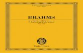 BRAHMS · 2017. 5. 4. · E ach of Brahms’s four symphonies was the re-sult of an extremely productive summer vacation: whereas the First Symphony in C minor, Op.68, was written