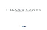 HD2200 Series - ARO-tec...HYUNDAI WIA MACHINE TOOL Spindle 03Servo Turret High speed, High Accuracy, Highly Reliable HD2200 Servo Turret Series No. of Tools : 12 EA Tool Size (O.D/I.D)